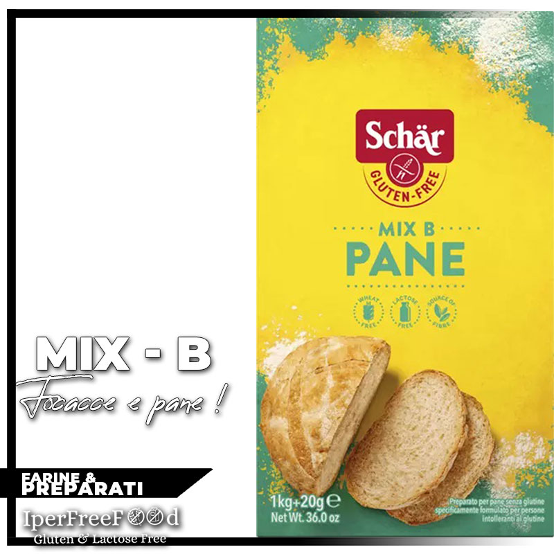 SCHAR MIX B PREPARATO PER PANE - 1KG - IperFreeFood